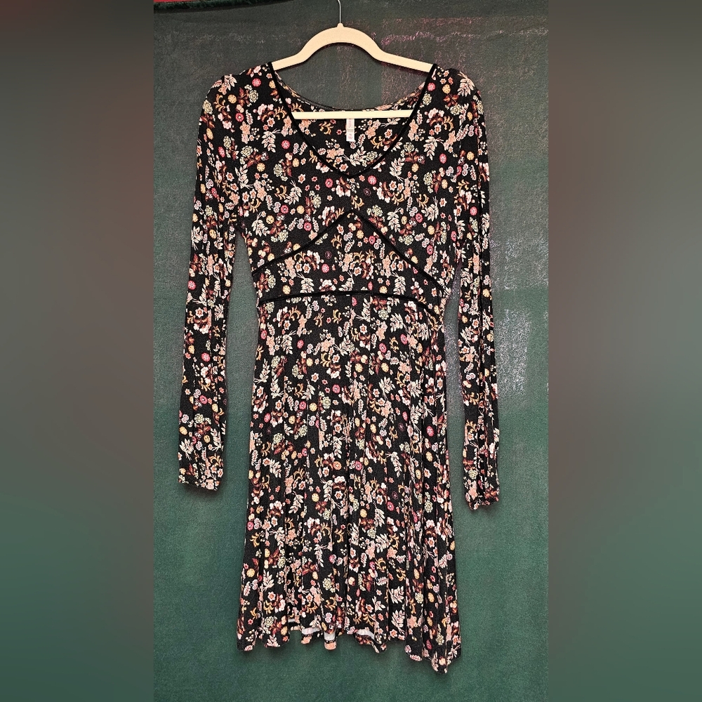 Floral Midi Sleeve Dress